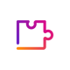 colored puzzle icon