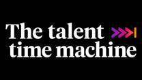 The talent time machine logo