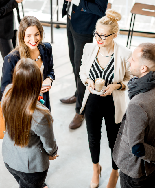 Group of executives collaborating