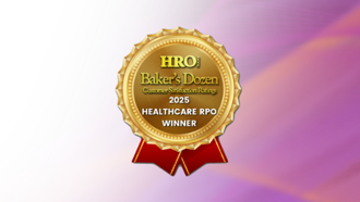 HRO Today Baker's Dozen 2025 Healthcare RPO Winner
