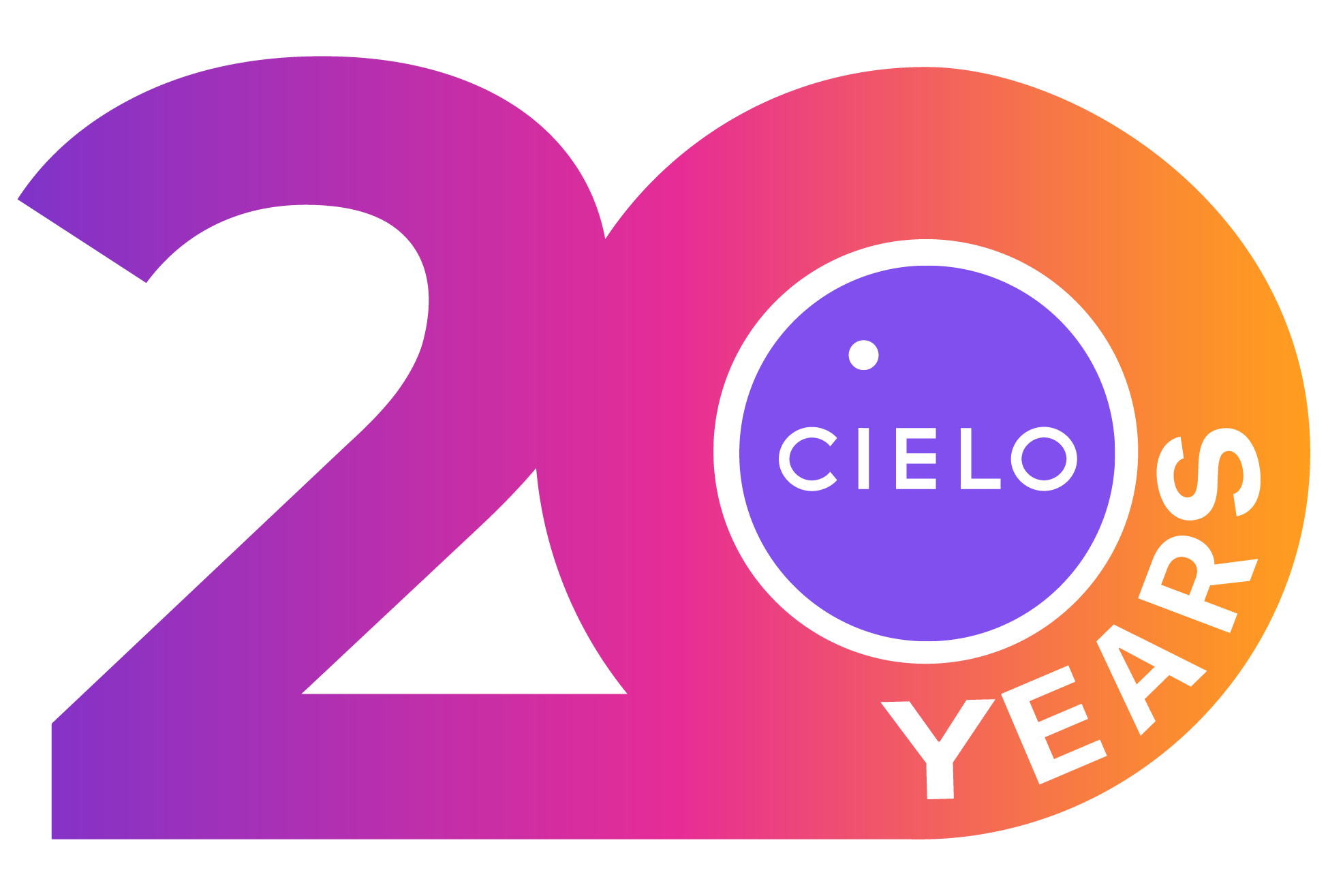 Cielo's 20-year anniversary logo