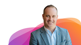 Matt Jones headshot with Cielo gradient background effect