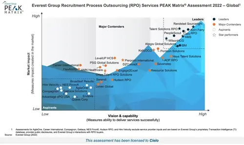 Everest group PEAK matrix 2022 chart