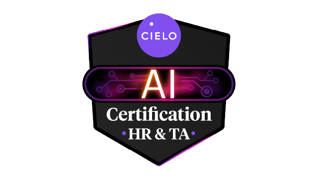 Cielo's AI Certification for HR & TA badge