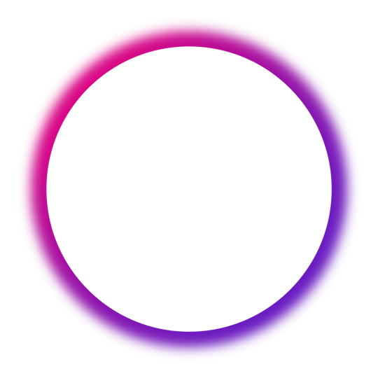  Circle graphic with pink and purple gradient